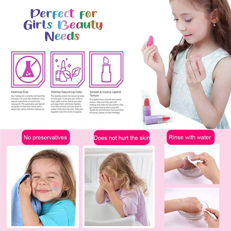 Hot Focus - Beauty Vibes Groovy Flower Handy Bag With Cosmetic Set - - Image 3