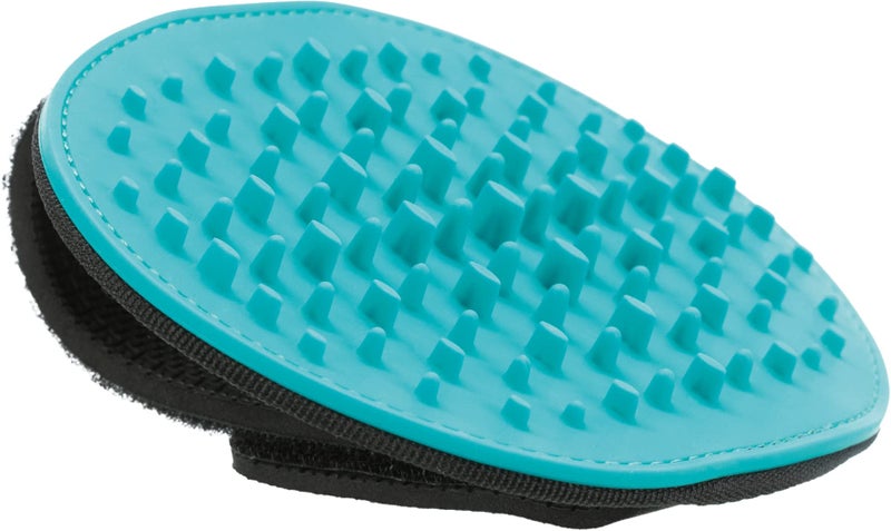 Trixie Massage Brush for Pets, De-shedding Massage Brush, that gets rid of tangles and unwanted loose hair, Made of polyester/silicone/TPR, Size: 11 × 14cm - Image 2