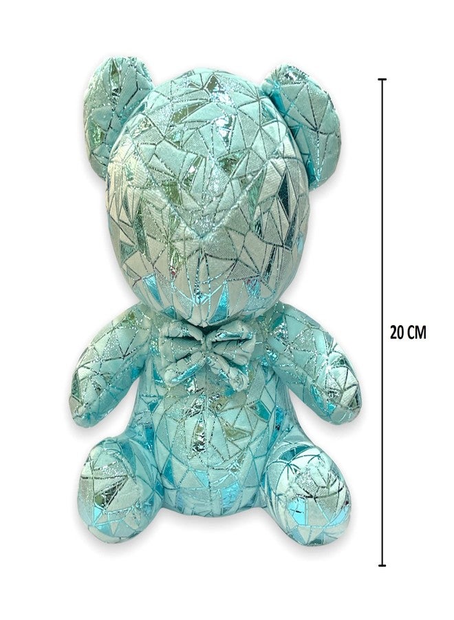 AUGEN Soft Stuffed Colourfull Design Lovable Hugable Non-Toxic Fabric Cute for Gifting Birhtday/Anniversary/Valantine Day (20cm)(Light Blue) - Image 4