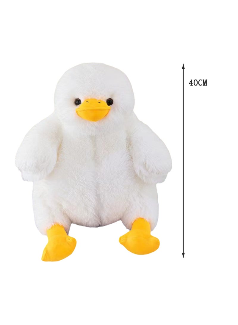 40 CM Cute Duck Plush Toy Soft Stuffed Cartoon Animals Doll For Girls And Boys All Ages Gift（White） - Image 2