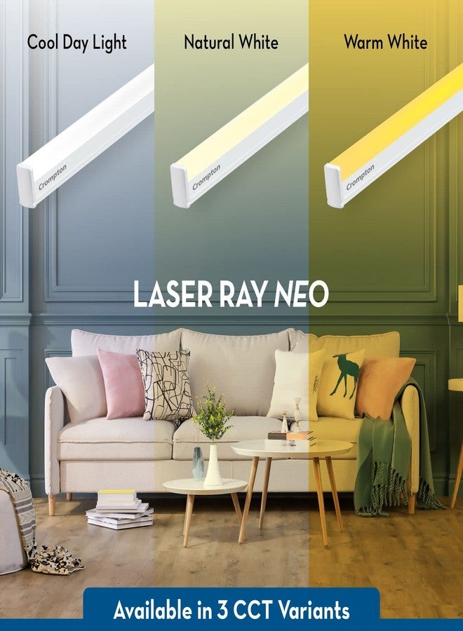 Crompton Laser Ray Neo 24 W LED Batten (Cool Day Light) - (Pack of 1) - Image 4