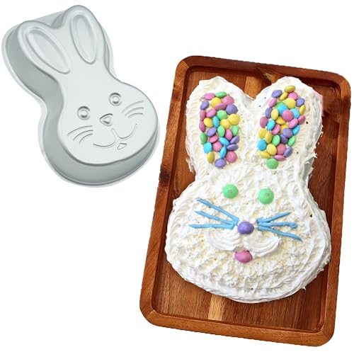 Kundalini Easter Bunny 3D Cake Pan Nonstick Aluminum Bunny Shaped Baking Mold for Easter - Image 4