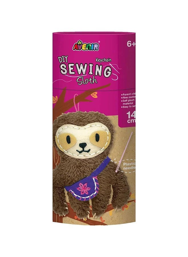 Avenir Sewing My First Doll Sloth Kit Create a Super Soft Sloth, Develop Motor Skills & Creativity Safe and Educational Trusted Art, Learning, and Entertainment for Kids 3+ - Image 3