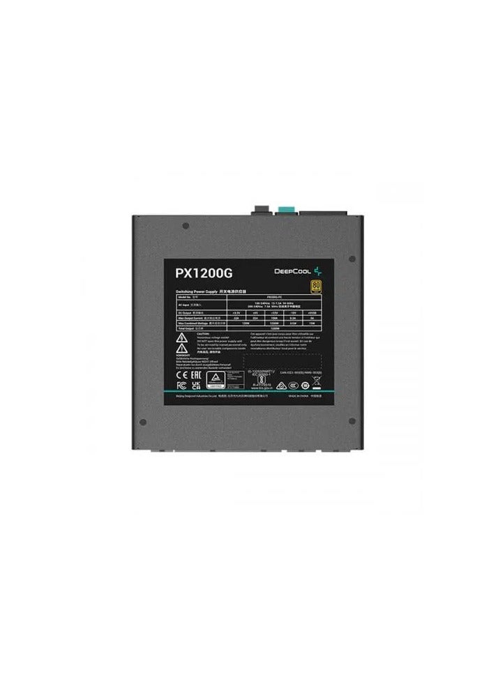 DEEPCOOL PX1200G 1200W 80 PLUS Gold Power Supply – Fully Modular ATX 3.0 SMPS with 12V-2x6, Dual EPS, and PCIe 5.0 Support for High-Performance Gaming and Workstation Builds - Image 3
