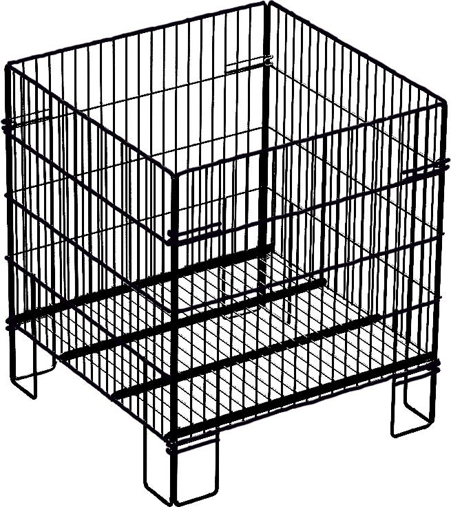 Gri Dekor Gray Decor 2 Pieces Black 60X80 cm Portable Pool Basket, Display, Campaign, Discount Basket, Multi-Purpose Baskets