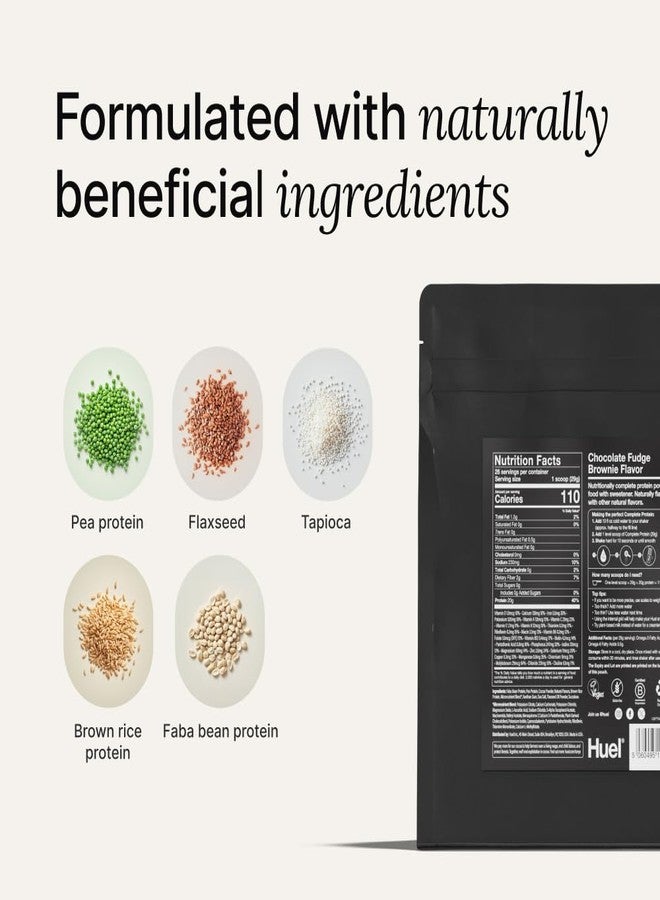 Huel Vegan Protein Powder | Chocolate Fudge Brownie | Complete Nutrition | 20g Protein Powder | 100% Plant-Based | 27 Vitamins & Minerals, Gluten Free, Non-GMO, Lactose Free | 26 Servings - Image 5