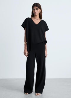 MANGO V-Neck Knit Top  - Image 5