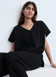 MANGO V-Neck Knit Top  - Image 3