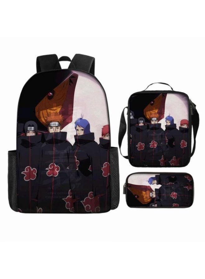 عام حقيبة ظهر مطبوعة بالرسوم المتحركة + حقيبة يد + مجموعة حقيبة قلم، مجموعة حقيبة عملية من ثلاث قطع (يتوفر الطلاب والأطفال والأصدقاء وتسلق الجبال وما إلى ذلك) - 116 - Image 4