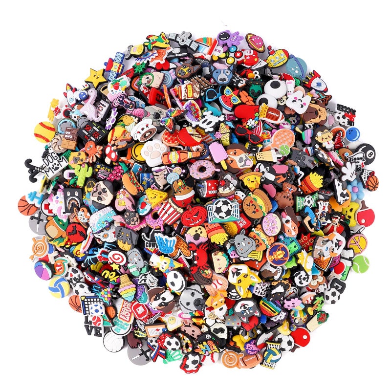 LDCNO Lot of 30,50,100 pcs Random Shoe Charms - Perfect Gifts for Girls and Boys - Fun Shoe Accessories for Children (50) - Image 1