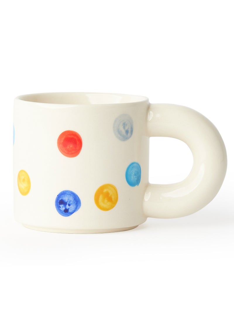 Prickly Pear Prickly Pear Dotty Thick Handle Mug, 330ml - Unique Design Mug  - Image 1