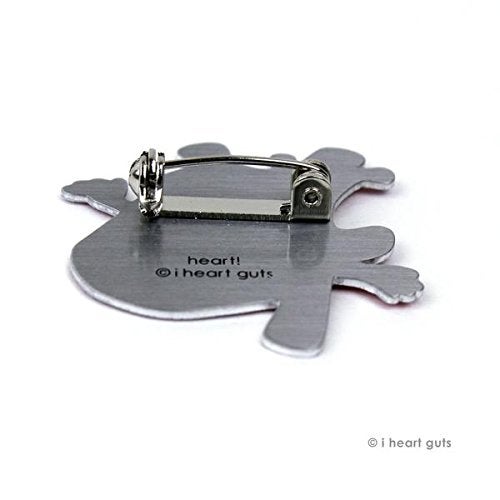 I Heart Guts Heart Lapel Pin – Feel the Beat! Heart Surgery Recovery Gift, Cardiac Awareness, Medical Staff Appreciation, Emotional Support Token - Image 4
