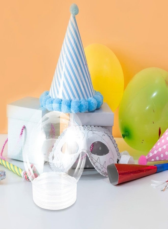 اليبيس كرة ثلجية مائية يمكنك صنعها بنفسك: طقم كرات ثلجية بلاستيكية لعيد الميلاد مقاس 4 بوصات مع أغطية قابلة للفك - كرات عرض قابلة للتعبئة، كرة تذكارية للأعمال اليدوية وديكور المنزل، 10 قطع - Image 2