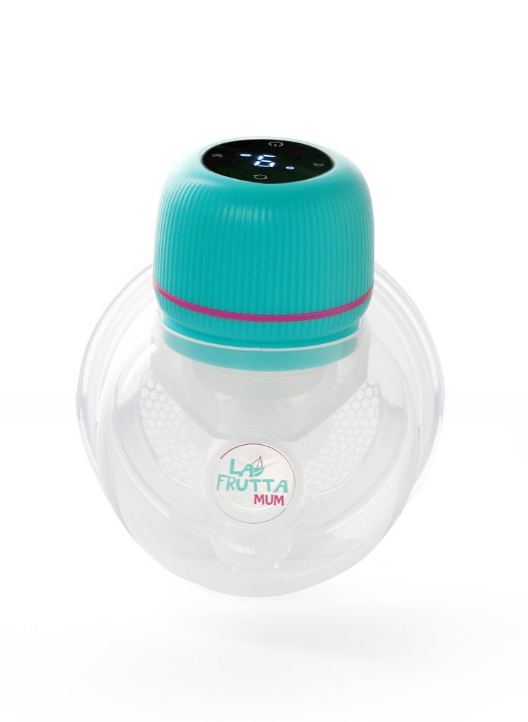 لا فروتا مضخة الثدي بدون استخدام اليدين من لا فروتا، كوب 210 مل، مضخة يمكن ارتداؤها مع حافة مريحة، وأكياس تخزين الحليب المجانية متضمنة. - Image 1