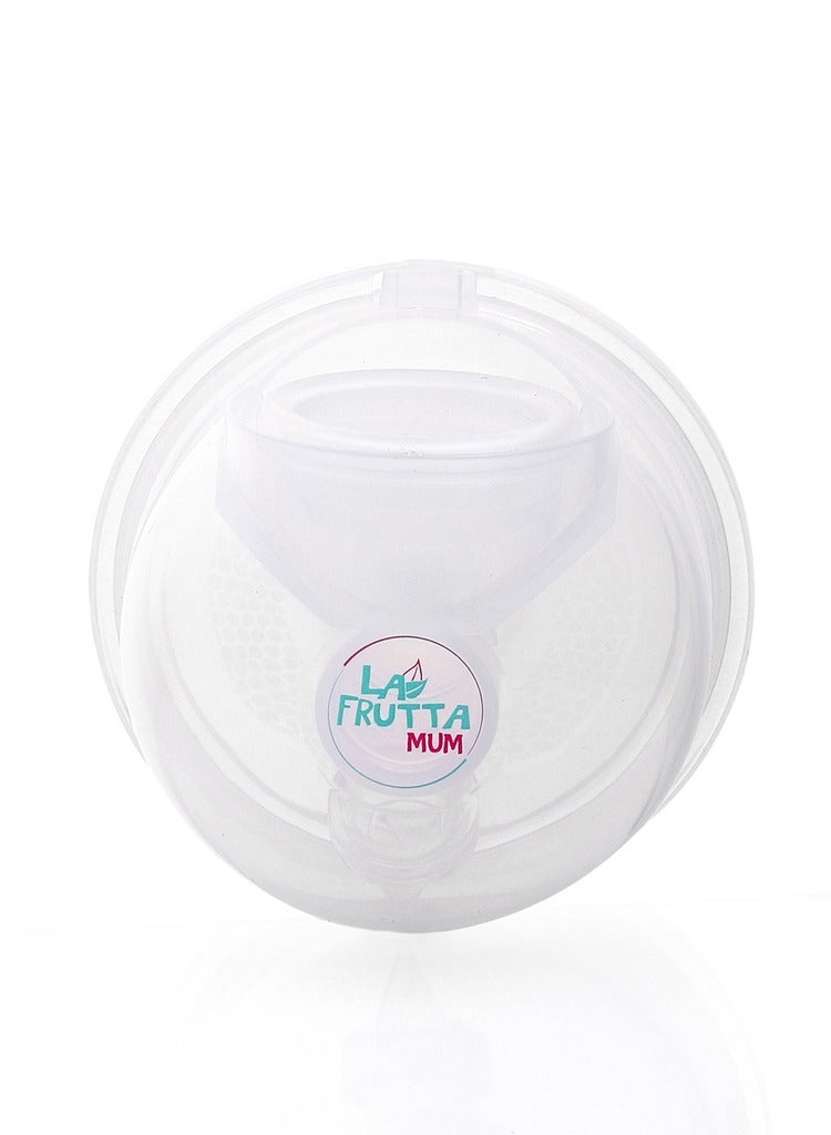 لا فروتا مضخة الثدي بدون استخدام اليدين من لا فروتا، كوب 210 مل، مضخة يمكن ارتداؤها مع حافة مريحة، وأكياس تخزين الحليب المجانية متضمنة. - Image 2