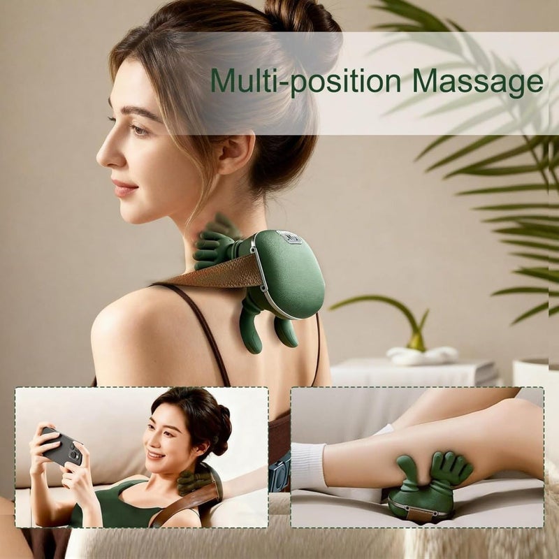 ALKAYAN Neck and shoulder massager - Electric massage pillow for back, shoulders, and... - Image 3