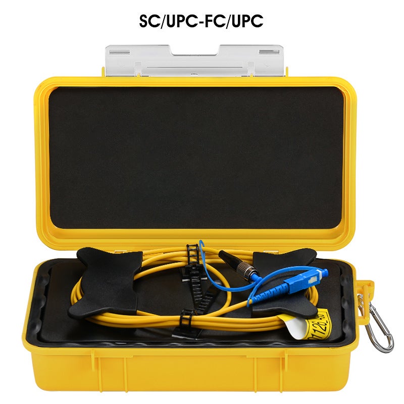 كابل تمديد اختبار الألياف الضوئية Otdr Sc/Apc-Sc/Apc صندوق قفز أحادي الوضع 500/1000/2000م - Image 1