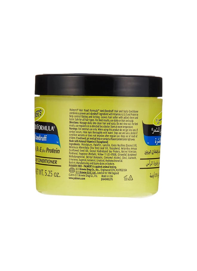 PALMER'S - Anti-Dandruff Hair Food Formula Hair & Scalp Conditioner Hair Cream with Vitamins 150g - Image 1