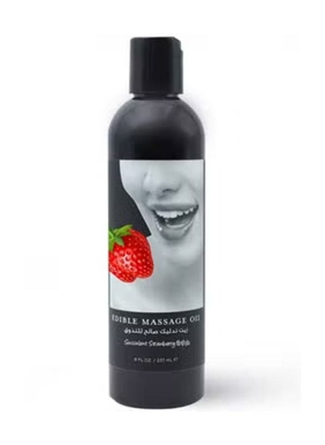 Earthly Body Strawberry tasting massage oil 237ml 