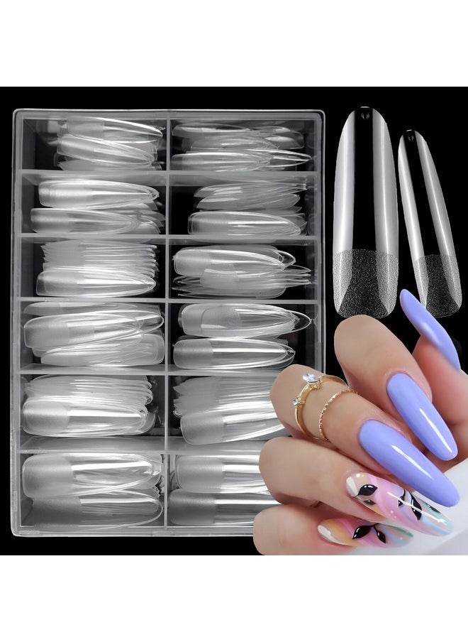 240Pc Xl Almond Gel X Nail Tips Clear Fake Nails Extra Long Almond Nail Tips Full Cover Artificial Fingernails Xl Soft Gel False Nail Tips For Acrylic Nail Extension Press On Nail Making - pzsku/ZC107EA2838F0348BE3B4Z/45/_/1730894743/f8f33264-8db5-4a8e-b92a-0b51092a3609