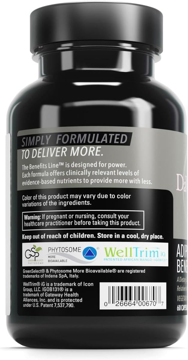 DAVINCI Labs AdipoLeptin Benefits Dietary Supplement  Hormone Balance Support  Metabolism Support with Green Tea Extract Green Coffee Bean Extract  More  60 Vegetarian Capsules 30 Servings - Image 3