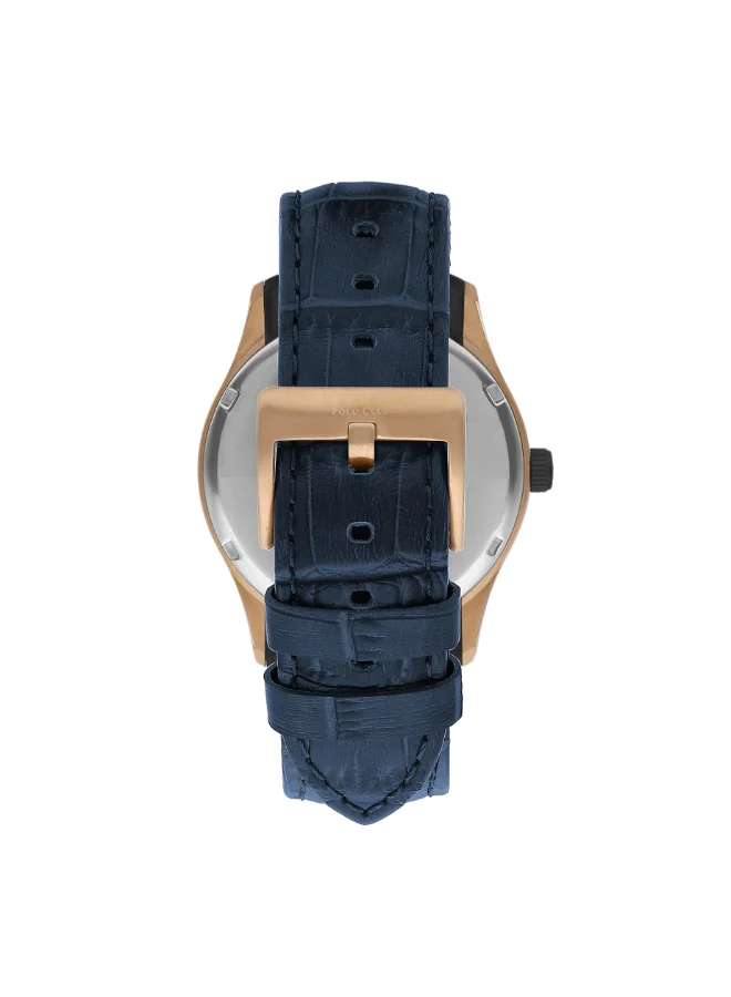 بيفرلي هيلز بولو كلوب BEVERLY HILLS POLO CLUB Men's Analog Dark Blue Dial Watch - BP3410X.999