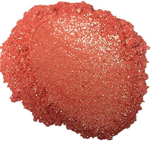 KEDIA Kedia Orange Mica Powder Pigment 50g Metallic Mica Powder for Epoxy Resin Candle Making Bath BombsTumblersJewelry  - Image 1