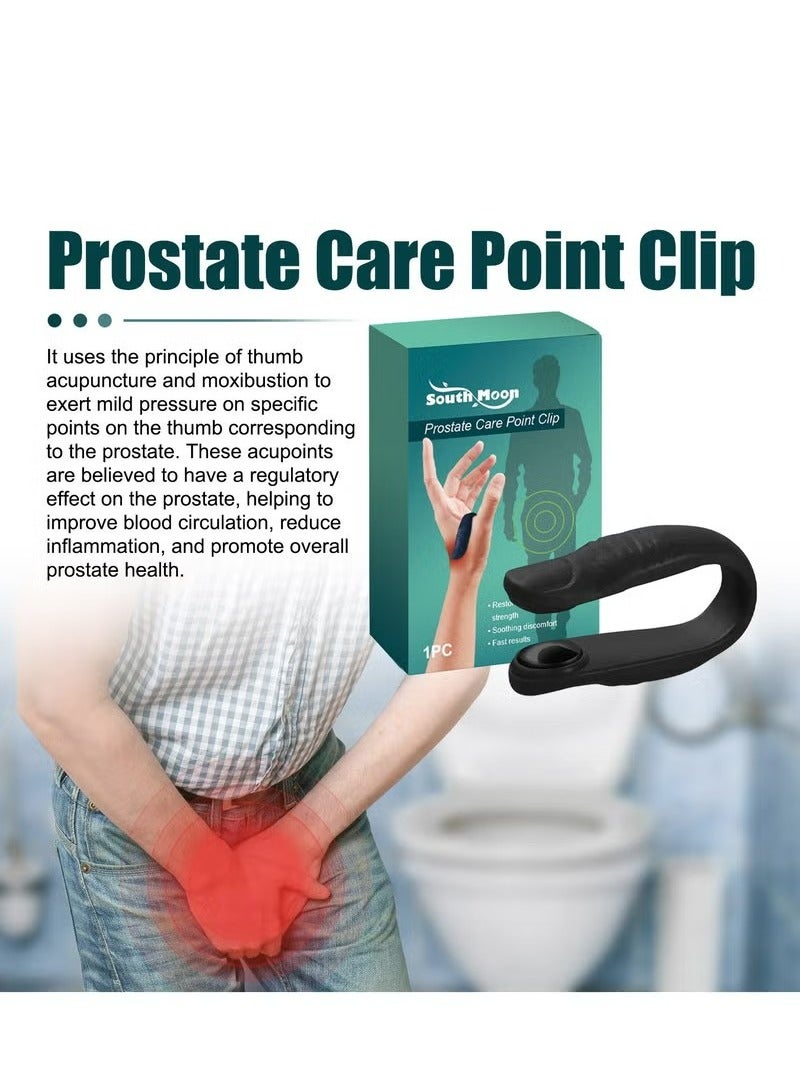 SOUTH MOON Prostate Care Point Clip for Prostate Health Acupressure Hand Pressure Point Clip for Natural Relief of Prostate Discomfort Easy to Use and Portable (1PCS) - Image 3
