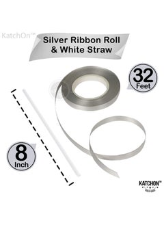 KATCHON Silver Happy Birthday Balloons Banner for Birthday Party Decoration  - Image 3