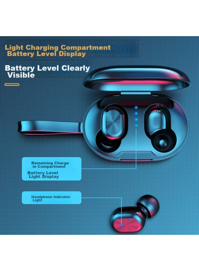 Soaiy Sr9 True Wireless Bluetooth Earphones, Noise-cancelling, In-ear, For Sports, Running, Gaming, Compatible With Huawei, Apple, Vivo, Xiaomi, Oppo, Honor Phones, White - Image 4