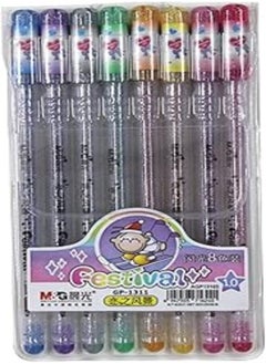 M&G M&G 8 Colors Flash Gel Pen 1.0 mm - No:AGp13103 