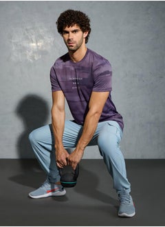 Technosport Men Camouflage Printed Round Neck Regular Fit T-Shirt by Styli  - Image 1