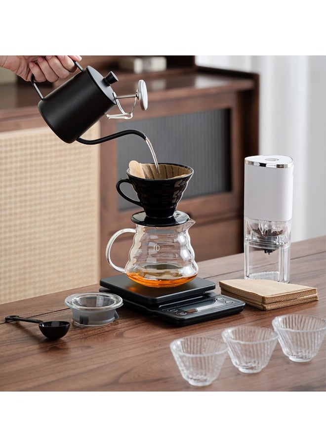 12 Pieces V60 Coffee Set Drip Coffee Maker Set with Portable Travel Bag