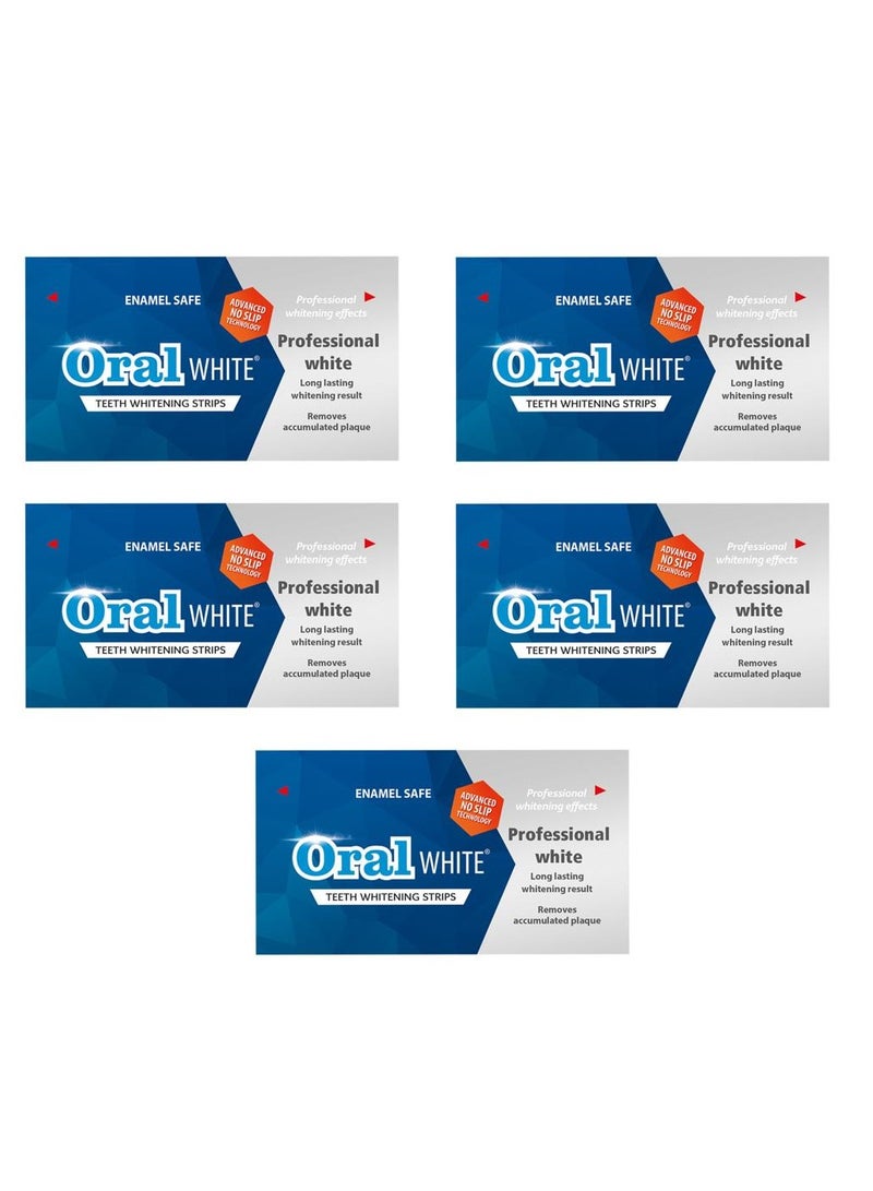 Teeth Whitening Strips, 5 Treatments