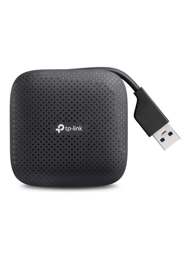 UH400 USB 3.0 4-Port Portable Data Hub for Mac, iMac, MacBook Pro Air, Ultrabooks, Tablet, Laptop and Any PC, Windows, Mac OS X and Linux Systems Black