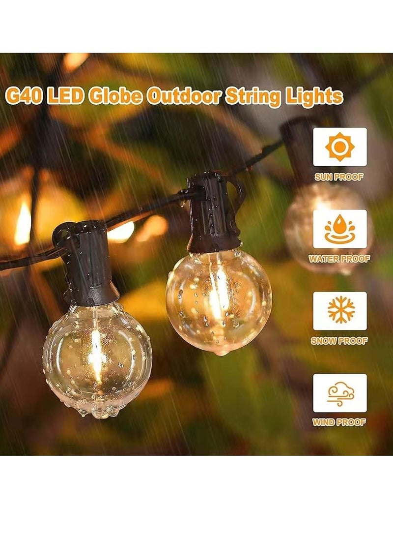 Sharpdo سلسلة أضواء 10 أضواء LED 1.5 واط مصباح توفير الطاقة بالطاقة الشمسية للحدائق الخارجية وزينة العطلات - Image 3