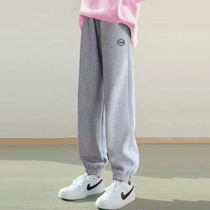 Girls' Pants 2024 Autumn New Style Children'S Sweatpants Girls' Big Trousers Loose Sports Pants - Image 4
