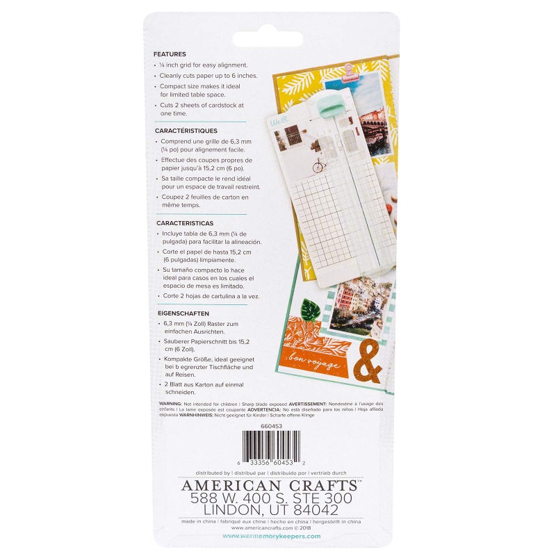 We R Memory Keepers Journal Mini Trimmer-7.25"X3.25" - Image 2
