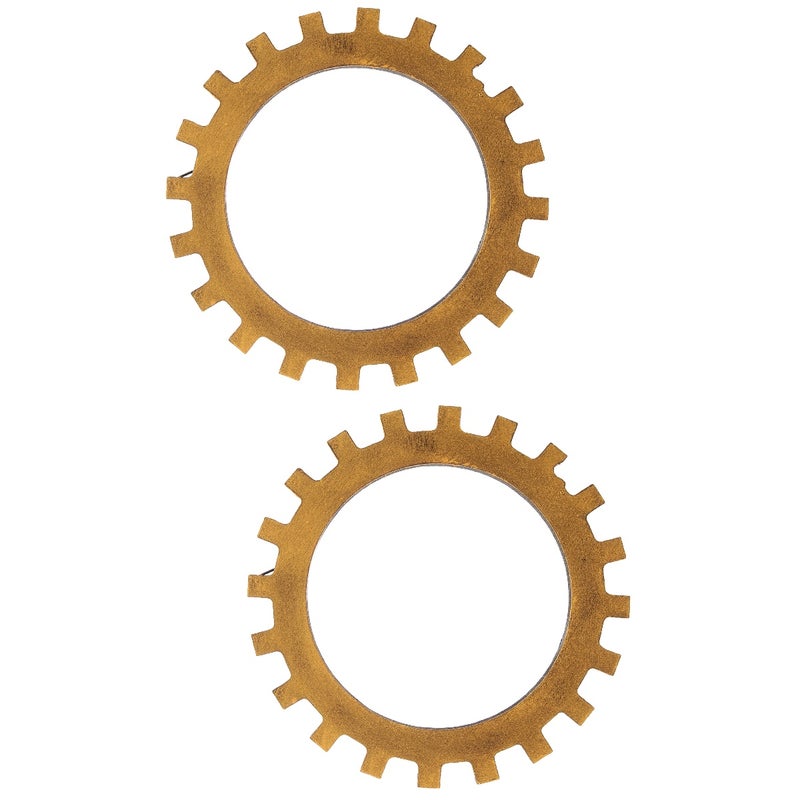 2pcs Industrial Wall Gear Industrial Decor Industrial Wall Art Household Wall Pendant - Image 1