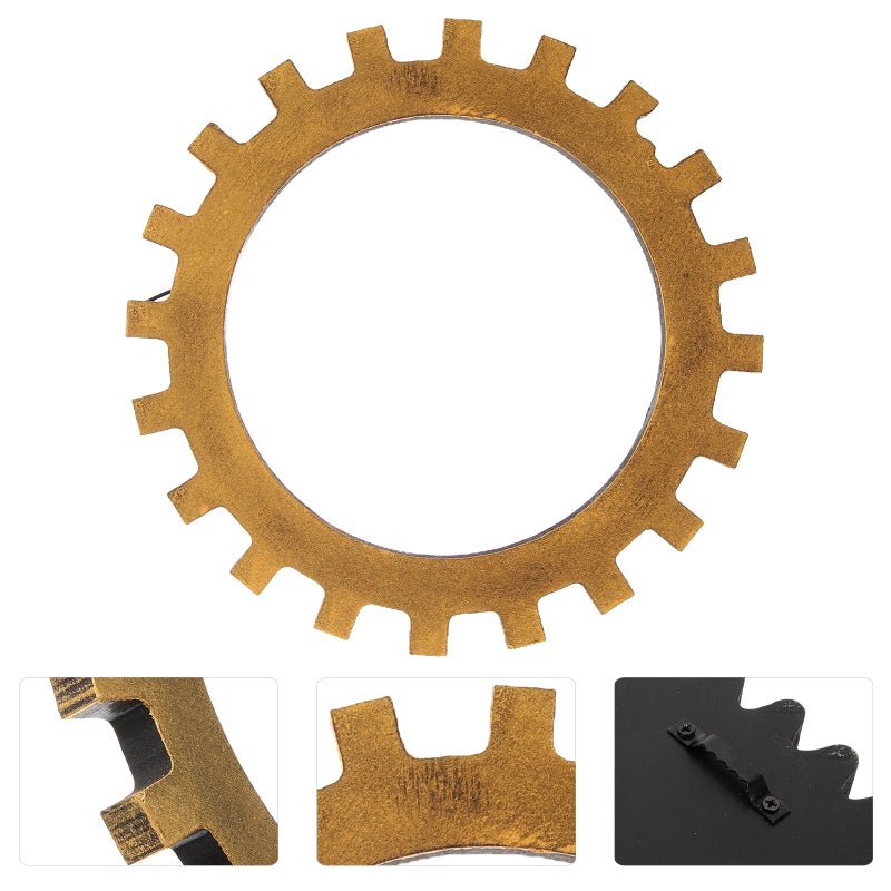 2pcs Industrial Wall Gear Industrial Decor Industrial Wall Art Household Wall Pendant - Image 3