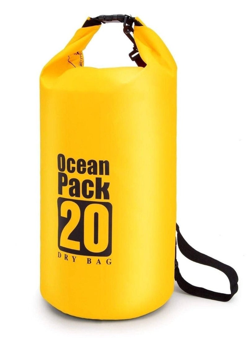 PVC Portable Outdoor Waterproof Sport PVC Shoulder Bag 20L Assorted - Image 5