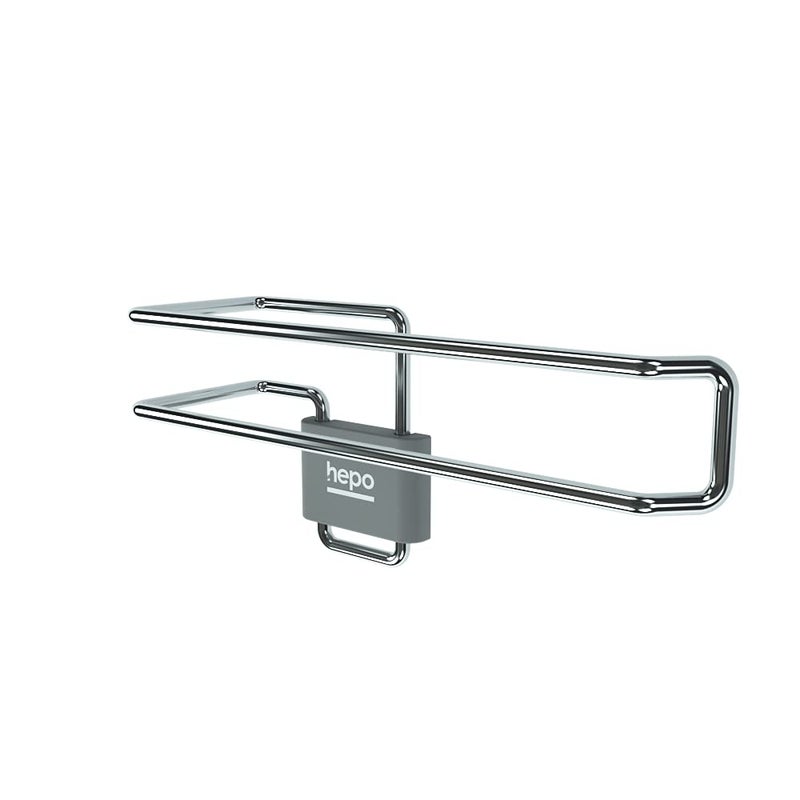 Hettich Hepo Stainless Steel Hand Towel Hanger for washbasin/Towel Holder for Kitchen/Napkin Holder/Bathroom Accessories - 5 Years Replacement Warranty Against Rusting (Chrome) Set of 1  - Image 3