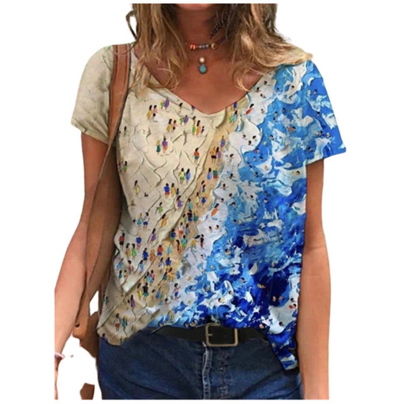 Independent Station Women's 2021 Fashion Digital Printing T-shirt - Image 1