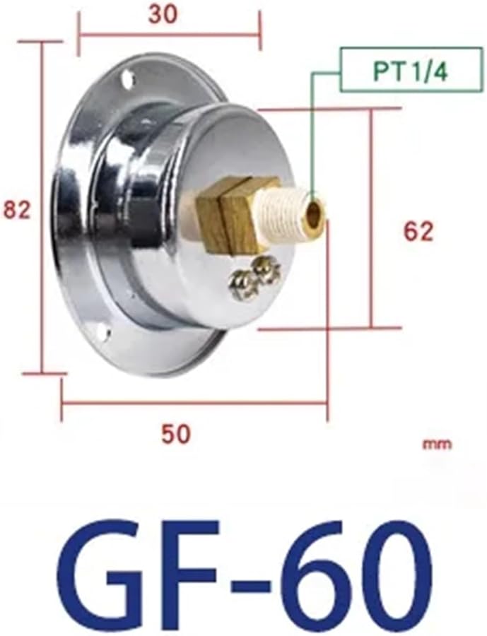 مقياس ضغط فلتر الهواء عالي الدقة GF 60 لون GF 60 - Image 3