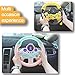 RedCrab Steering Wheel Car Driving Simulated Toy with Light and Music for Kids Pretend Driving Seat ToysBaby Electric Early Learning Educational Toys for Boys and GirlsOrange - Image 4