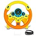 RedCrab Steering Wheel Car Driving Simulated Toy with Light and Music for Kids Pretend Driving Seat ToysBaby Electric Early Learning Educational Toys for Boys and GirlsOrange - Image 2