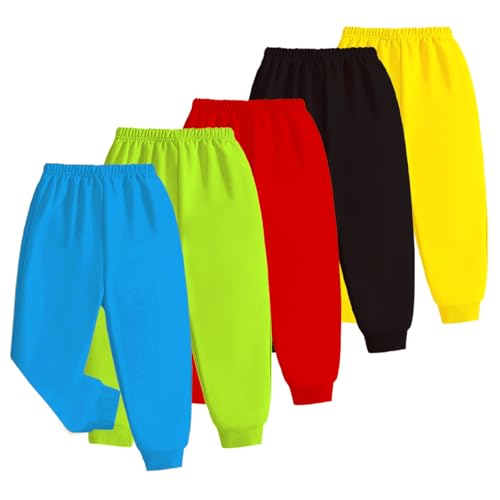 Kuchipoo Cotton Blend Regular Fit Baby Boys And Baby Girls Pajamas - Pack Of 5 (© Disney-Paj-131, Multicolor, 5 Years-6 Years) - Image 2