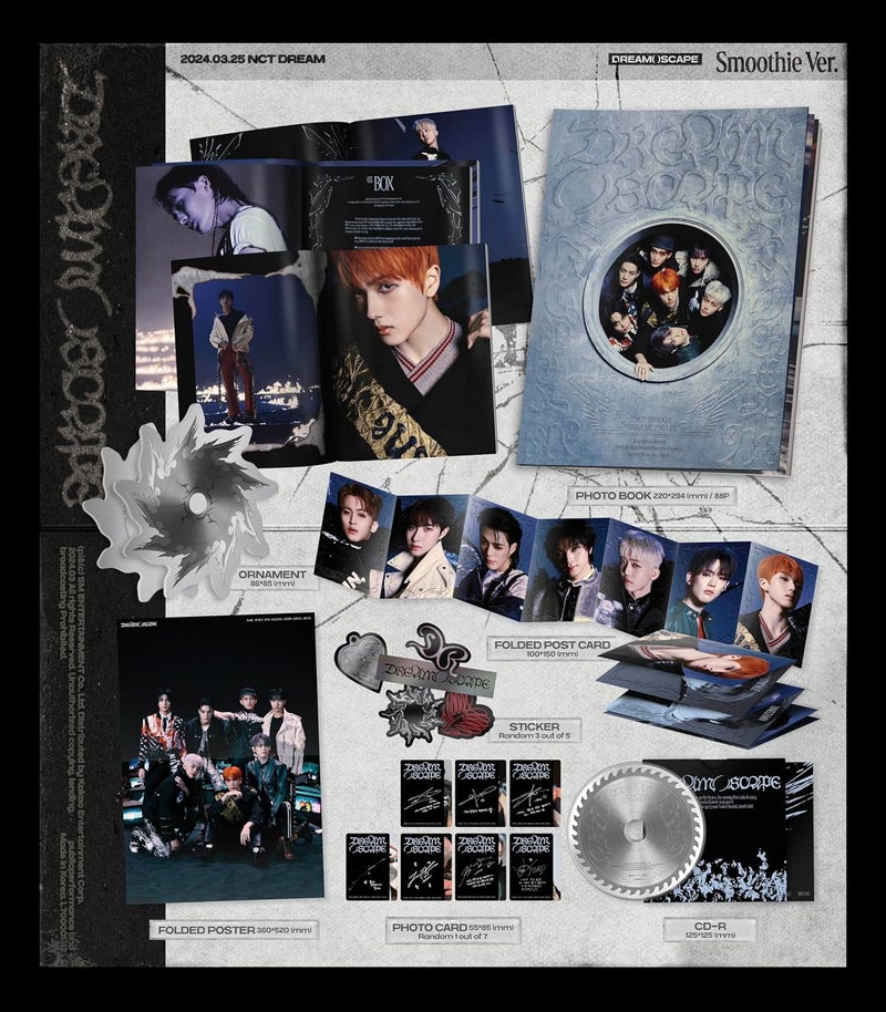 dreamus NCT DREAM DREAM() SCAPE 5th Mini Album Photobook Ver (Smoothie) - Image 3