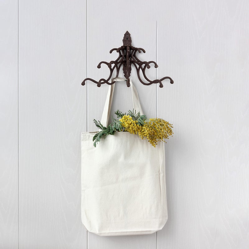 Creative Co-Op Antique Cast Iron Wall Hooks in Rust Finish - Image 3