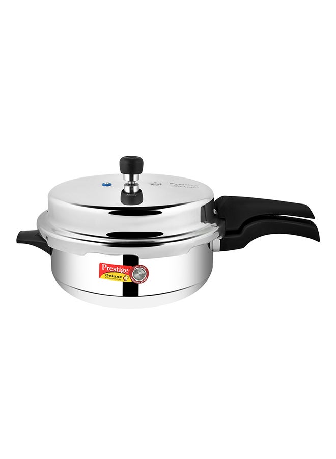 Prestige Aluminimum Premium Quality Deluxe Senior Non-Stick Pressure Cooker With Outer Lid Silver Silver 6Liters - Image 2